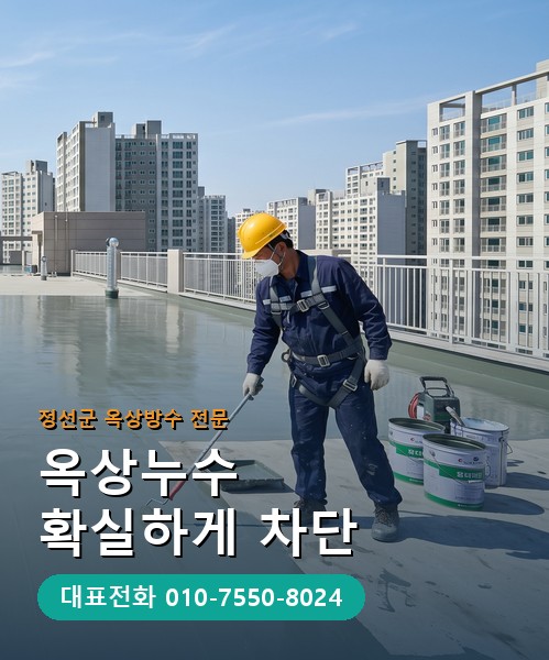 옥상방수 전문 시공업체 메인 비주얼